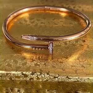 Rose Gold Nail Bracelet